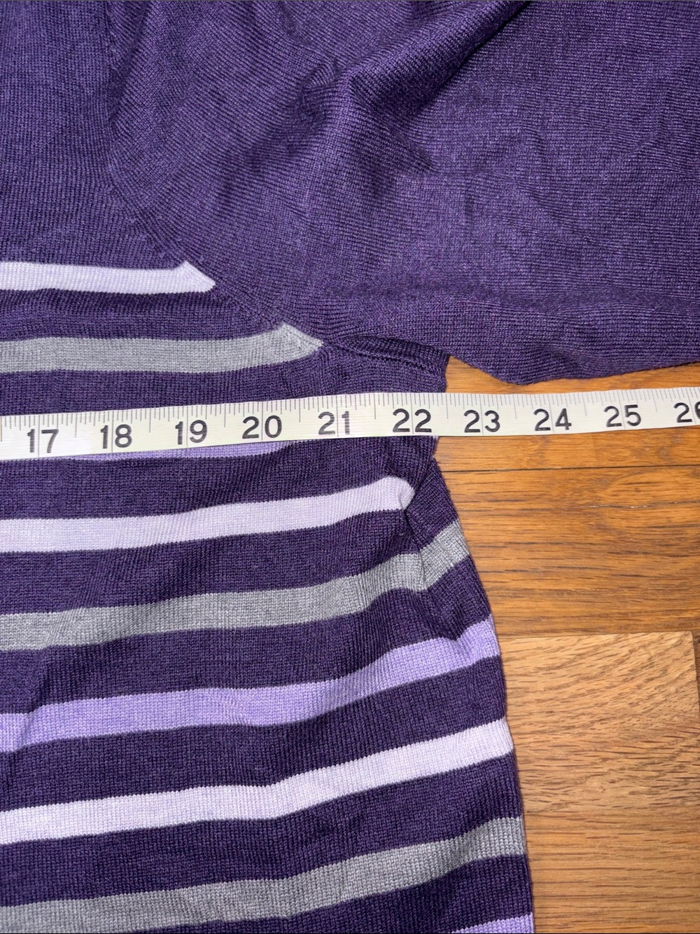 LANE BRYANT purple knit pullover sweater - Picture 6 of 8